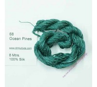 Шёлковое мулине Dinky-Dyes S-068 Ocean Pines